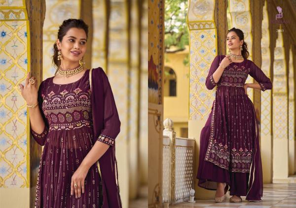 Poonam Khwaab Party Wear Georgette Kurti With Bottom Dupatta Collection